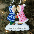 Eskimo Kisses Engraved Christmas Ornament