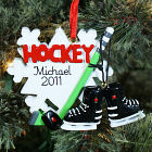 Hockey Player Personalized Ornament 836893