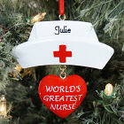Personalized World's Greatest Nurse Ornament