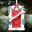 Personalized Christmas Front Door Ornament