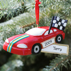 NASCAR.com - Personalized Race Car Ornaments