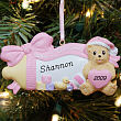 Baby Bottle Girl Personalized Christmas Ornament 84683