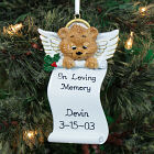Personalized Angel Bear Memorial Ornament