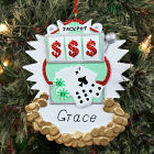 Personalized Gambling Ornament