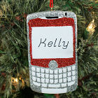 Personalized Text Phone Ornament 849053