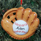 Personalized Baseball Mitt Ornament
