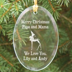Christmas Personalized Ornaments 85984a reindeerM Christmas Personalized Ornaments