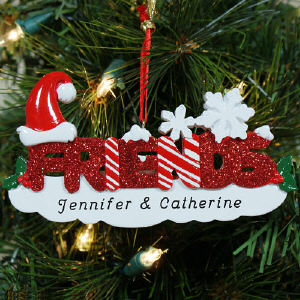 Friends Personalized Christmas Ornament