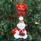 First Christmas Snowbaby Ornament