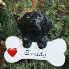 Personalized Black Lab Ornament