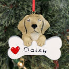 Yellow Lab Personalized Ornament