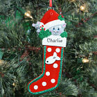 Personalized Cat Stocking Ornament