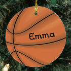 Basketball Personalized Ceramic Ornament