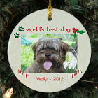 Personalized Ceramic Dog Photo Ornament