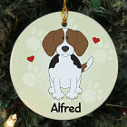Personalized Ceramic Loved By My Beagle Ornament