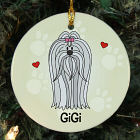 Personalized Ceramic Loved By My Shih Tzu Ornament