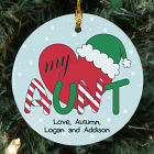 Personalized Ceramic Heart My Aunt Ornament
