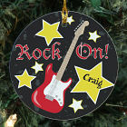 Personalized Ceramic Guitar Ornament