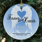 Personalized Forever In Our Hearts Ceramic Ornament