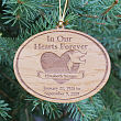 Personalized Memorial Wood Ornament