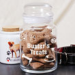 Engraved Dog Treat Glass Jar 230084