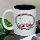 Personalized Proud Owner of a Great Dane Mug