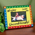 Unconditional Love Dog Printed Frame