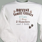 Family Critters Personalized Sweatshirt 53256x