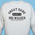 Personalized Dog Walker Athletic Dept. Sweatshirt