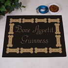 Personalized Bone Appetit Dog Food Mat