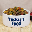 Personalized Any Message Ceramic Dog Bowl