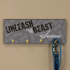 Personalized Unleash the Beast Leash Holder