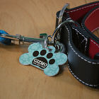 Personalized Paw Print Dog Bone Tag