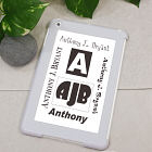 My Initial Personalized Mini iPad Case