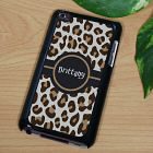 Personalized Leopard Print iPod Touch 4 Cover