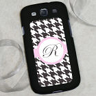 Personalized Samsung Galaxy S 3 Case - Houndstooth Design