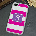 Personalized Modern Stripes iPhone 4S Case