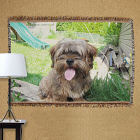 Personalized Pet Photo Tapestry Throw Blanket 83038655