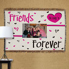 Personalized Friends Forever Photo Tapestry Throw Blanket