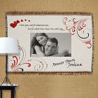 Personalized Love Photo Tapestry Throw Blanket