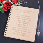 Wedding Invitation Personalized Wood Photo Album