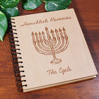 Hanukkah Memories Personalized Wood Photo Album
