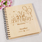 Engraved 21st Birthday Memories Photo Album