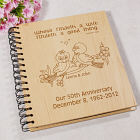Engraved Wedding Anniversary Photo Album