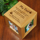 Engraved My Dad Photo Cube