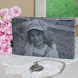 Engraved Photo Marble Keepsake