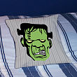 Frankenstein Personalized Halloween Throw Pillow 83029903