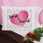 I Love You Personalized Pillowcase