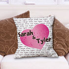 Personalized I Love You Throw Pillow