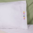 Embroidered Pastel Name Pillowcase